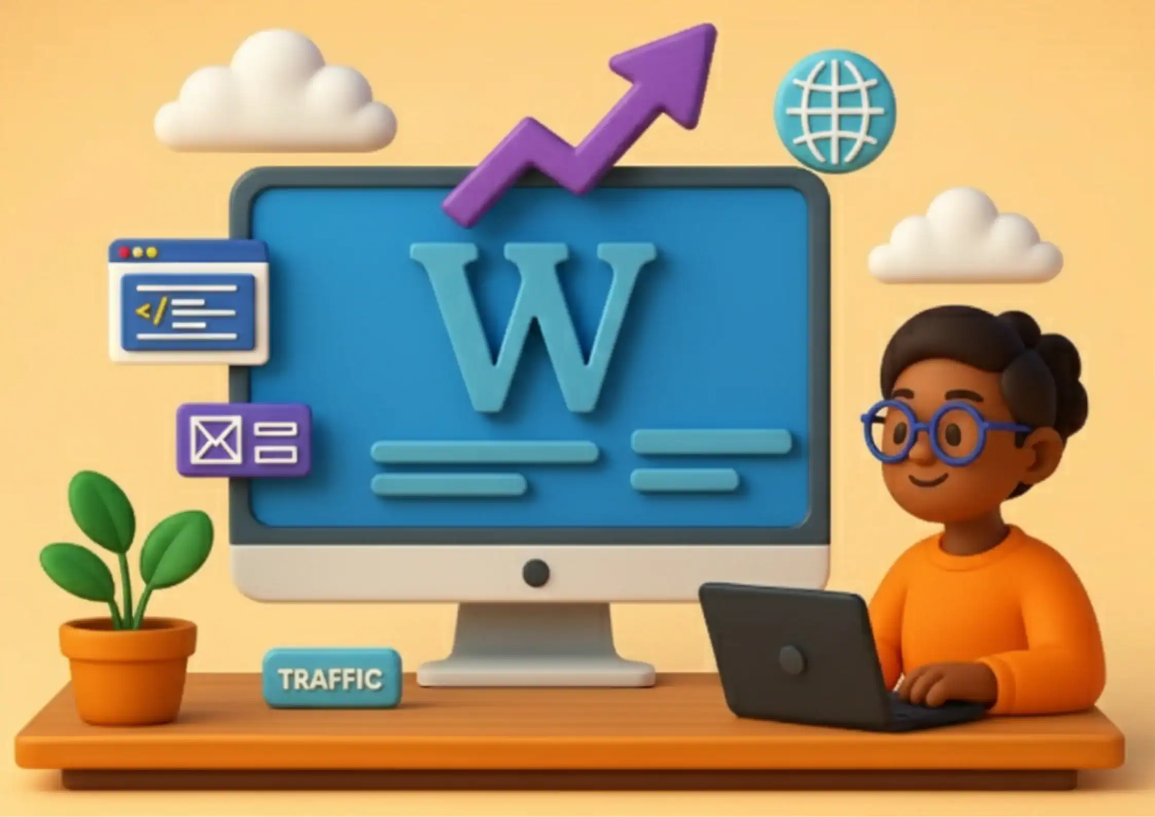 Infographic WordPress Website Designing Services